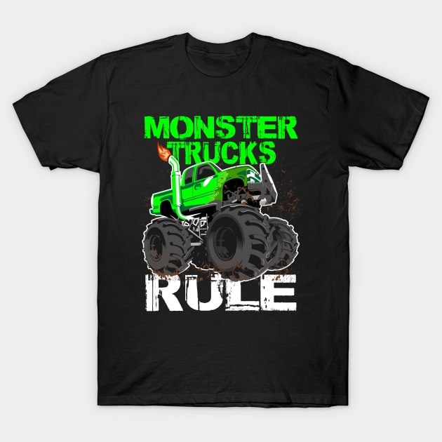 Vintage Monster Truck Lover This Is How I Roll Funny Gift T-Shirt by hadlamcom